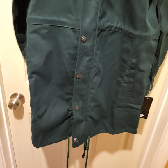 Umbro Hunter Green Coat with Cap Medium - Picture 3 of 10